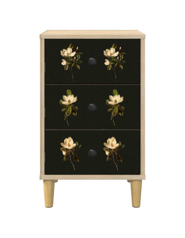 Armadio da Notte BREMEN Rovere Sonoma 36 x 33 x 60 cm