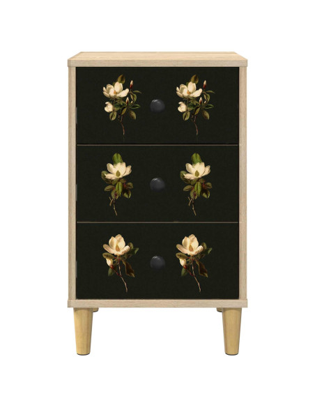 Armadio da Notte BREMEN Rovere Sonoma 36 x 33 x 60 cm