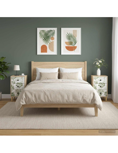 Armadio da Notte GOTHA 2 pz Rovere Sonoma 36 x 33 x 60 cm