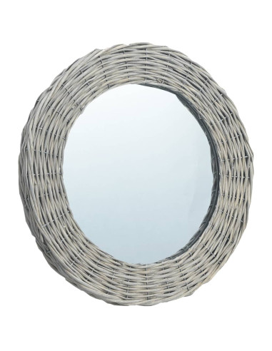 Specchio 70 cm in Vimini