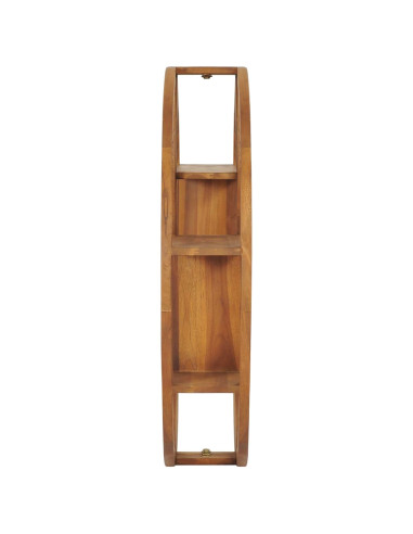 Mensola Yin Yang 100x20x100 cm in Legno Massello di Teak