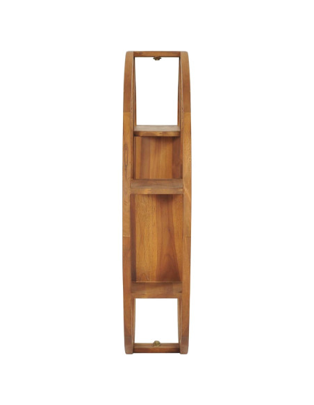 Mensola Yin Yang 100x20x100 cm in Legno Massello di Teak
