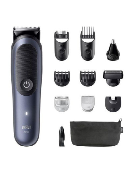 Braun Rasoio Elettrico Serie 7 Wet&Dry 11 in 1 Blu