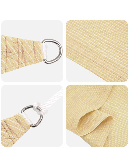 Telo Ombra Beige 2 x 6 m HDPE