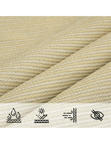 Telo Ombra Beige 2 x 6 m HDPE