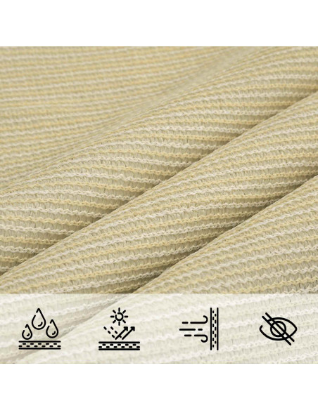 Telo Ombra Beige 2 x 6 m HDPE