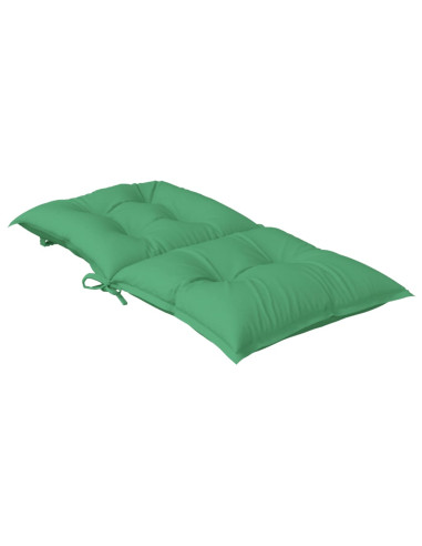 Cuscini per Sedia da Giardino 2 pz Verdi 100x50x7 cm in Tessuto