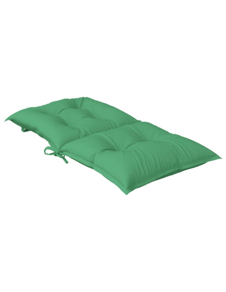 Cuscini per Sedia da Giardino 2 pz Verdi 100x50x7 cm in Tessuto
