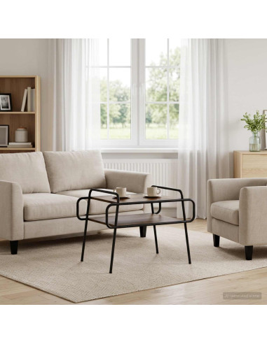 Tavolino da salotto Rovere Fumo 70 x 50 x 51 cm