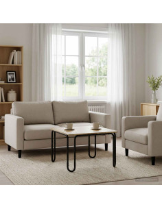 Tavolino da salotto Rovere Sonoma 100 x 100 x 45 cm