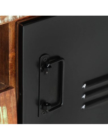 Tavolino da Salotto 100x50x41 cm in Legno Massello di Recupero