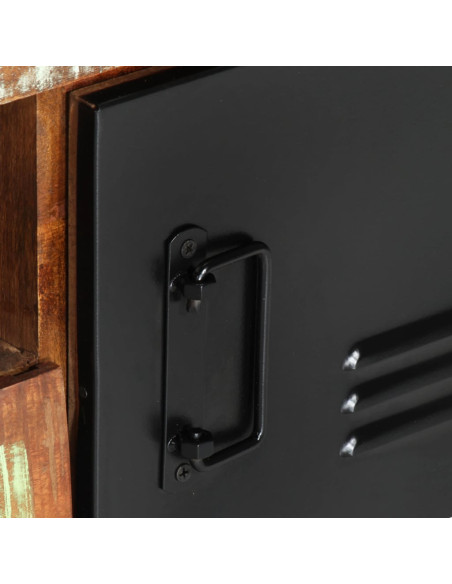 Tavolino da Salotto 100x50x41 cm in Legno Massello di Recupero