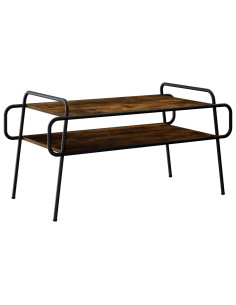 Tavolino da salotto Rovere Fumo 100 x 50 x 51 cm 2