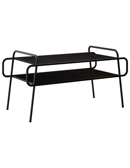 Tavolino da salotto Rovere Nero 100 x 50 x 51 cm