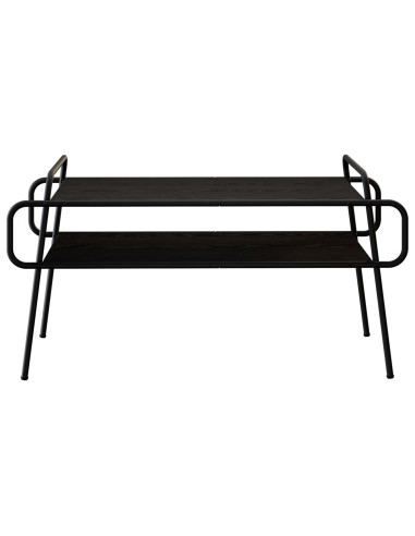 Tavolino da salotto Rovere Nero 100 x 50 x 51 cm