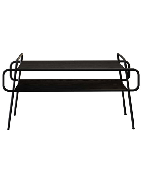 Tavolino da salotto Rovere Nero 100 x 50 x 51 cm