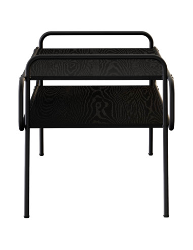 Tavolino da salotto Rovere Nero 100 x 50 x 51 cm