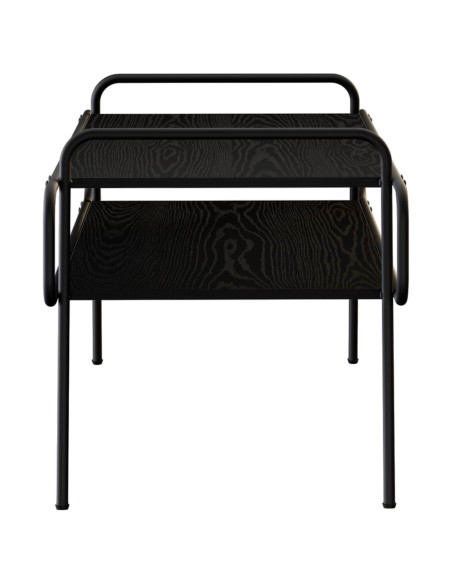Tavolino da salotto Rovere Nero 100 x 50 x 51 cm