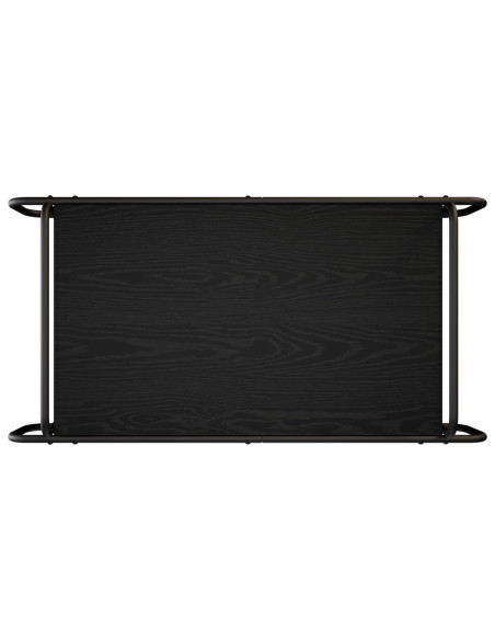 Tavolino da salotto Rovere Nero 100 x 50 x 51 cm