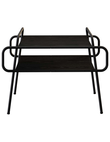 Tavolino da salotto Rovere Nero 70 x 50 x 51 cm