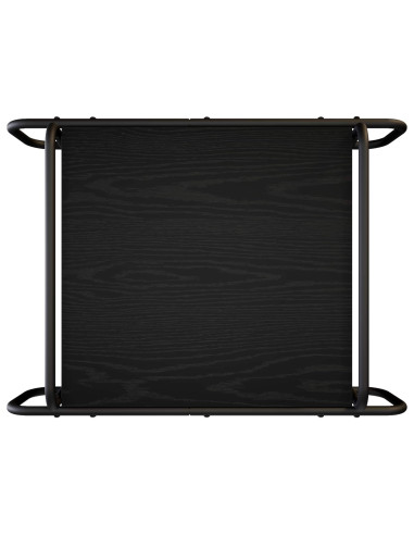 Tavolino da salotto Rovere Nero 70 x 50 x 51 cm