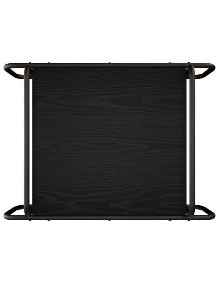 Tavolino da salotto Rovere Nero 70 x 50 x 51 cm