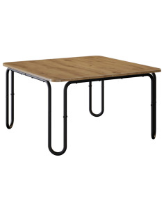 Tavolino da salotto Rovere Artigianale 100 x 100 x 45 cm 2