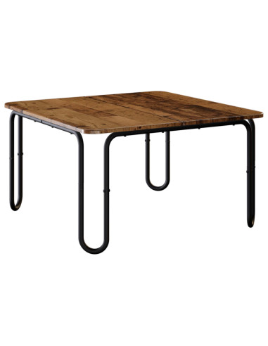 Tavolino da salotto Legno antico 100 x 100 x 45 cm