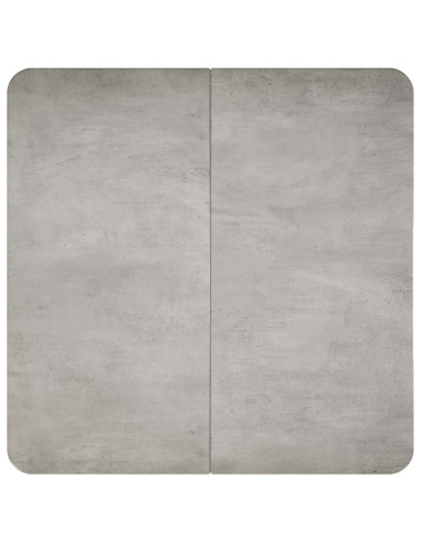 Tavolino da salotto Grigio Cemento 100 x 100 x 45 cm
