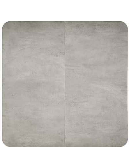 Tavolino da salotto Grigio Cemento 100 x 100 x 45 cm