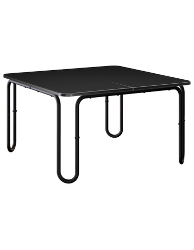 Tavolino da salotto Nero 100 x 100 x 45 cm Legno ingegnerizzato