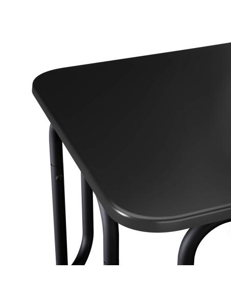 Tavolino da salotto Nero 100 x 50 x 45 cm Legno ingegnerizzato