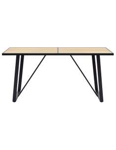 Tavolo da Pranzo Rovere 160x80x75 cm in MDF
