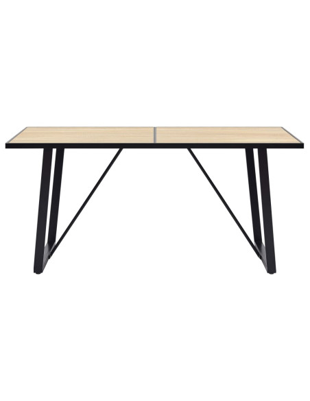 Tavolo da Pranzo Rovere 160x80x75 cm in MDF