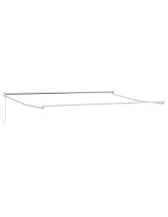Tenda retrattile Giallo, Arancione e Bianco 4 x 2 m 2