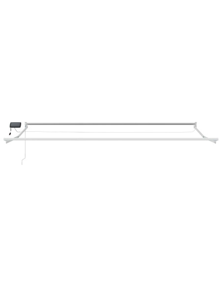 Tenda retrattile manuale con LED Multicolore 4 x 2 m
