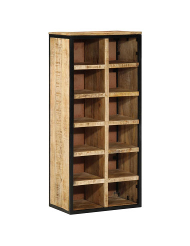 Mobile per scarpe con lo scaffale Marrone 50 x 30 x 110 cm