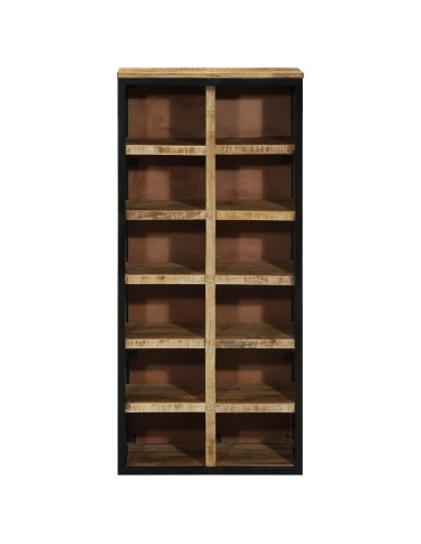 Mobile per scarpe con lo scaffale Marrone 50 x 30 x 110 cm