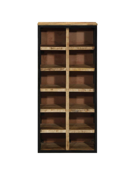 Mobile per scarpe con lo scaffale Marrone 50 x 30 x 110 cm