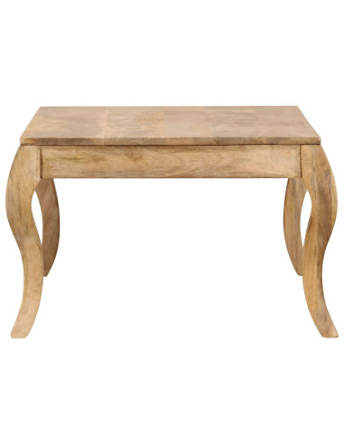 Tavolino da Caffè in Legno Massello di Mango 110x60x40 cm