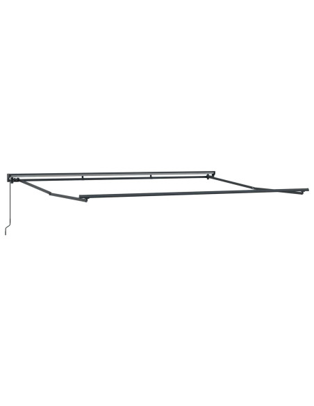 Tenda retrattile manuale Giallo, Arancione e Bianco 4 x 2 m