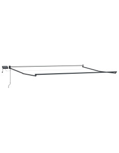 Tenda retrattile manuale con LED Multicolore 4 x 2 m 2