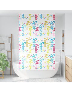 Tenda a Rullo Doccia con Cassonetto 120x240cm Larghezza Tessuto