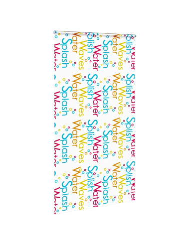 Tenda a Rullo Doccia con Cassonetto 120x240cm Larghezza Tessuto