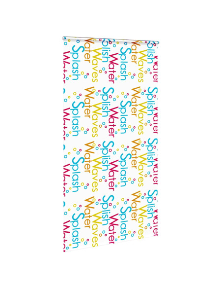 Tenda a Rullo Doccia con Cassonetto 120x240cm Larghezza Tessuto