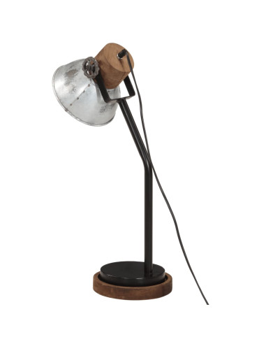 Lampada da Scrivania 25 W Argento Vintage 18x18x60 cm E27
