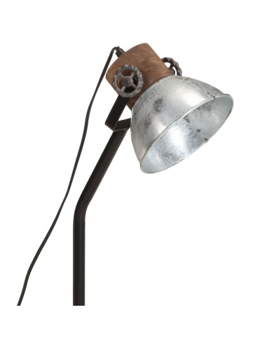 Lampada da Scrivania 25 W Argento Vintage 18x18x60 cm E27