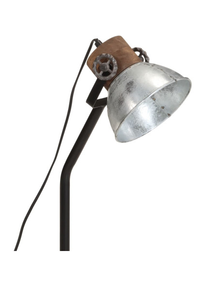 Lampada da Scrivania 25 W Argento Vintage 18x18x60 cm E27