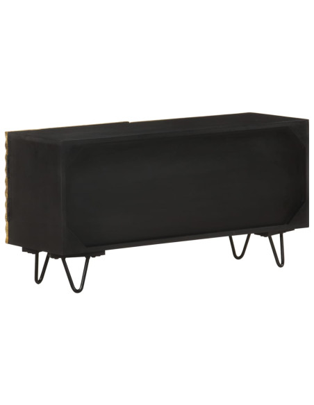 Mobile Porta TV 90x30x45 cm in Legno Massello di Mango