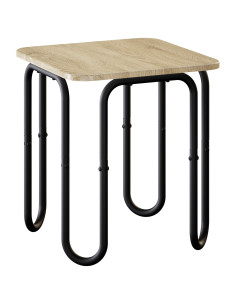 Tavolino da salotto Rovere Sonoma 40 x 40 x 45 cm 2